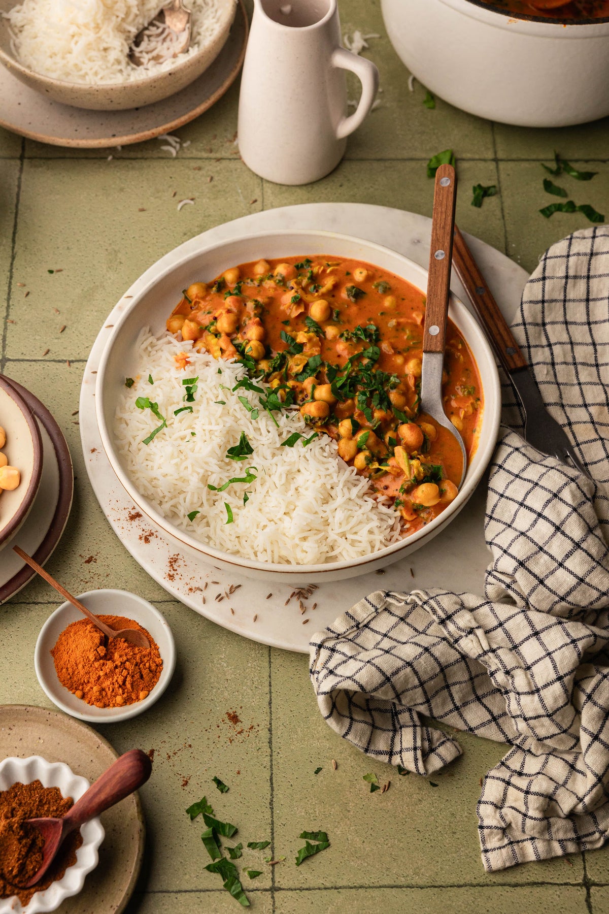 Nourishing Chickpea Spinach & Coconut Milk Curry
