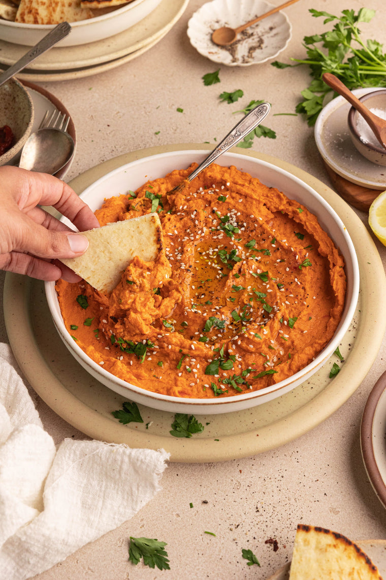 Smokey Sun-Dried Tomato Dip (Dairy-Free & High Protein)