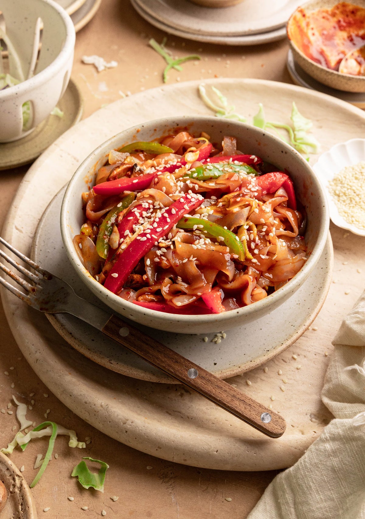 Spicy Shirataki Noodle Stir Fry