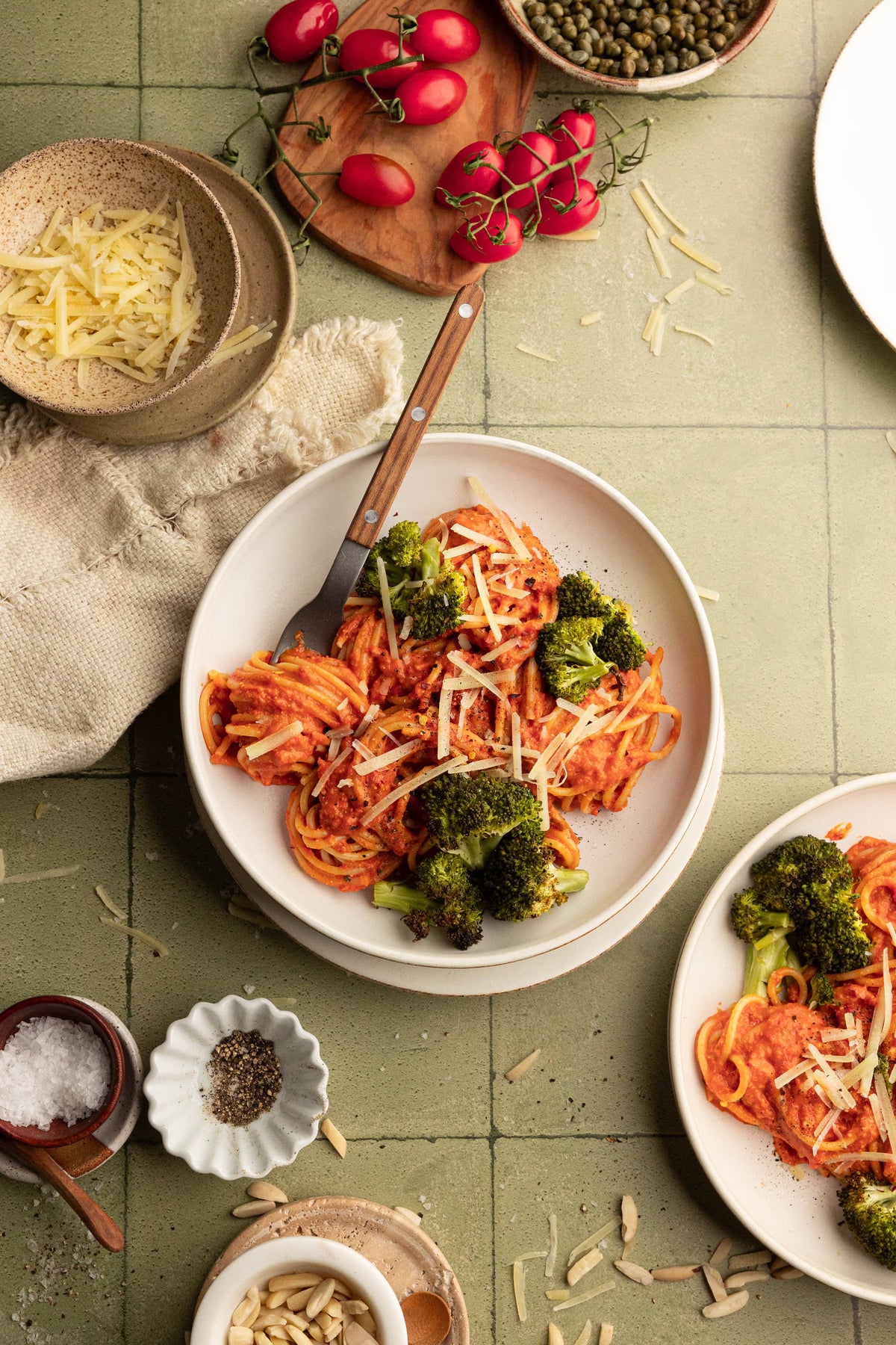 Spicy roasted tomato & calabrian chilli Pasta
