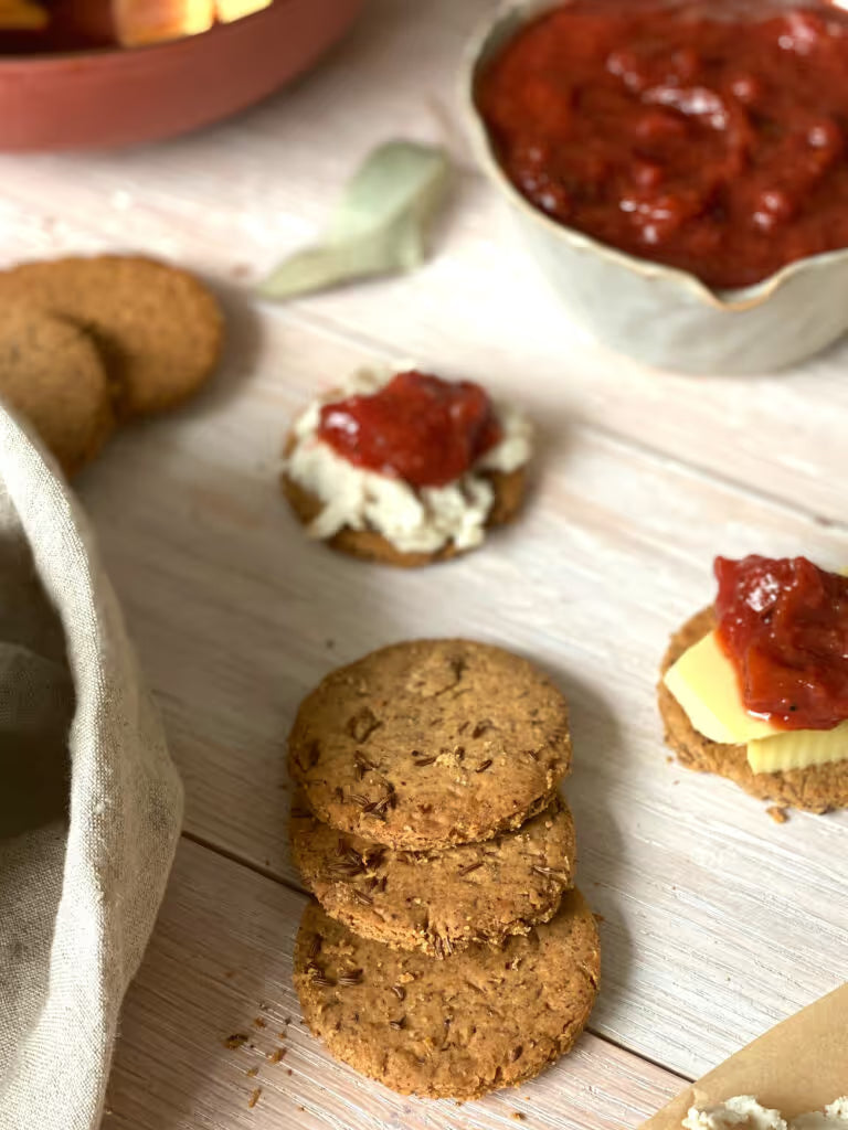 High-Fiber oat Crackers