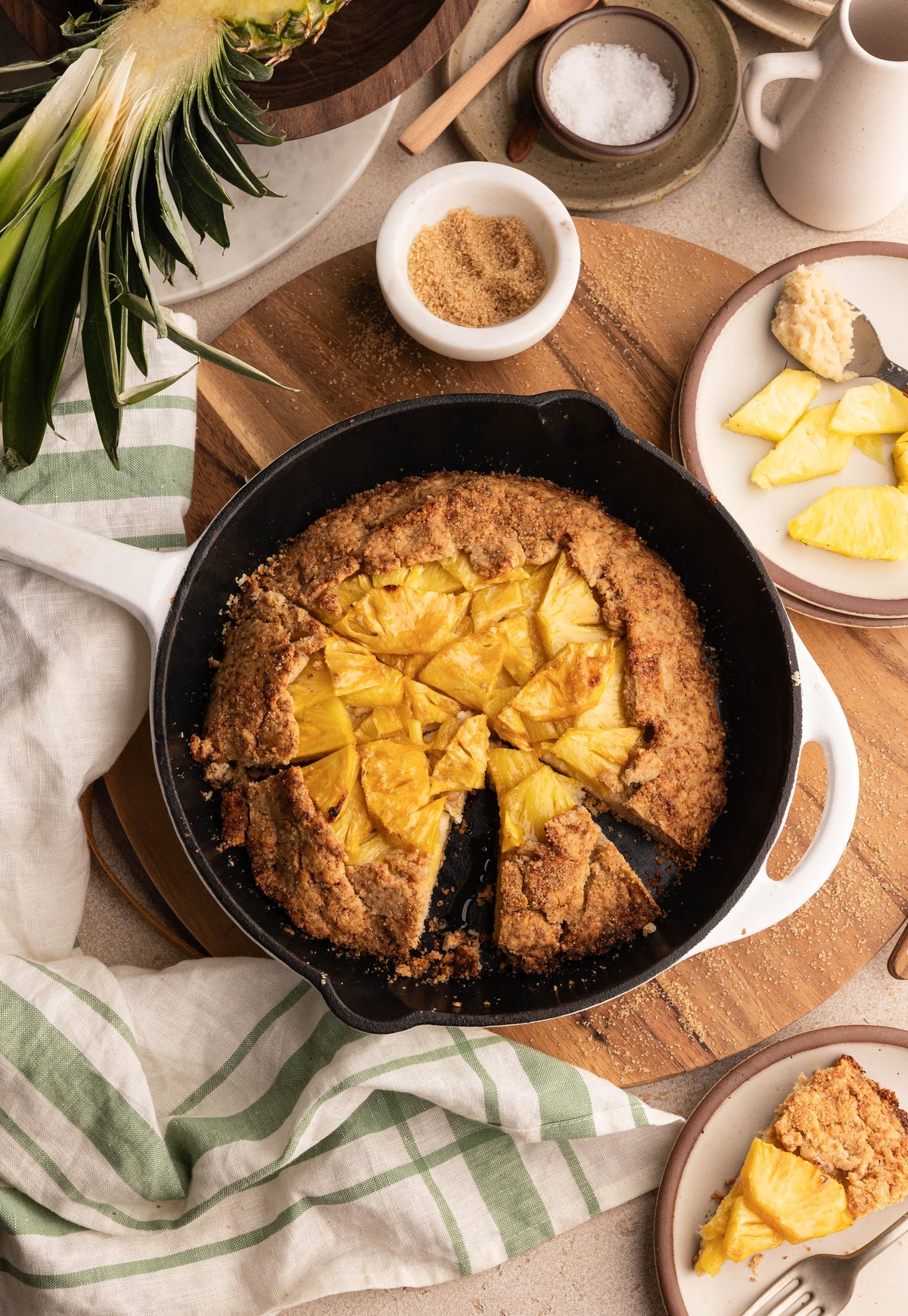 Pineapple & Frangipane Galette