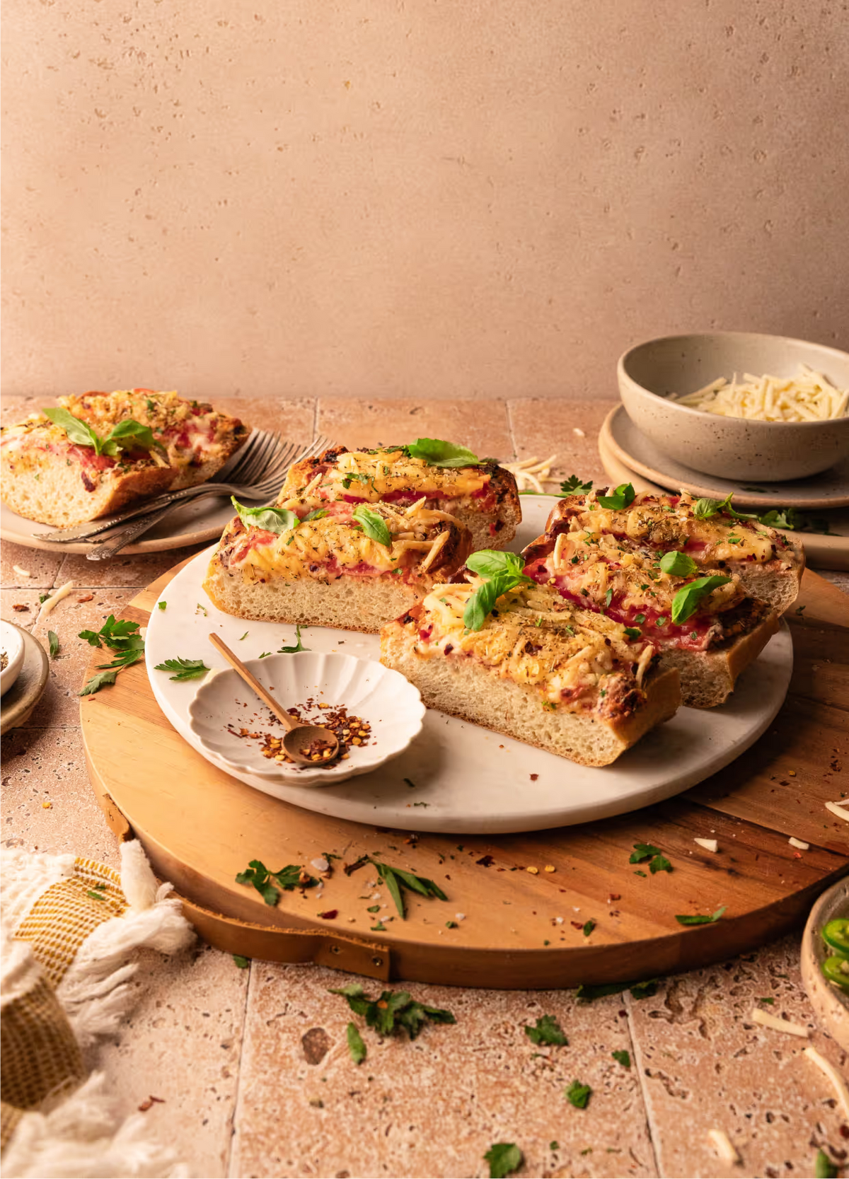 Easy Ciabatta Pizza Toast