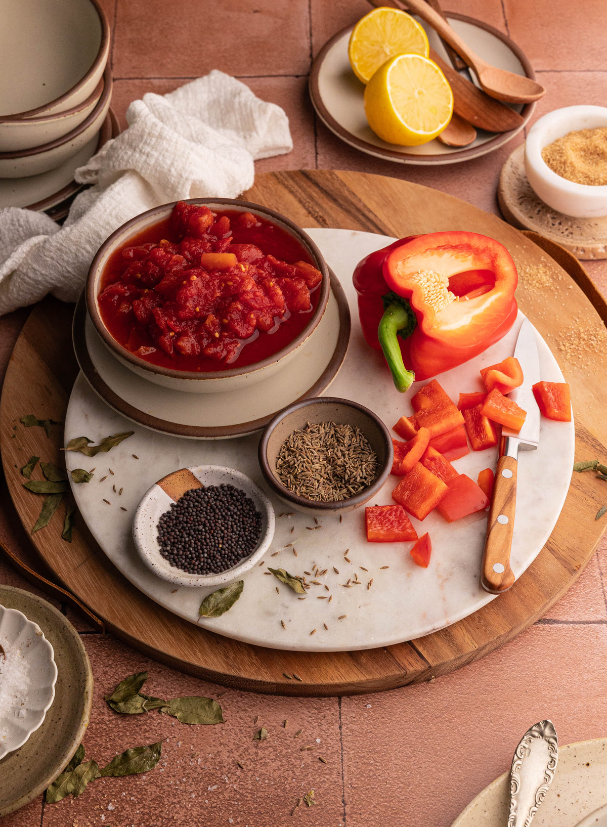 Sweet and Spicy Tomato Chutney