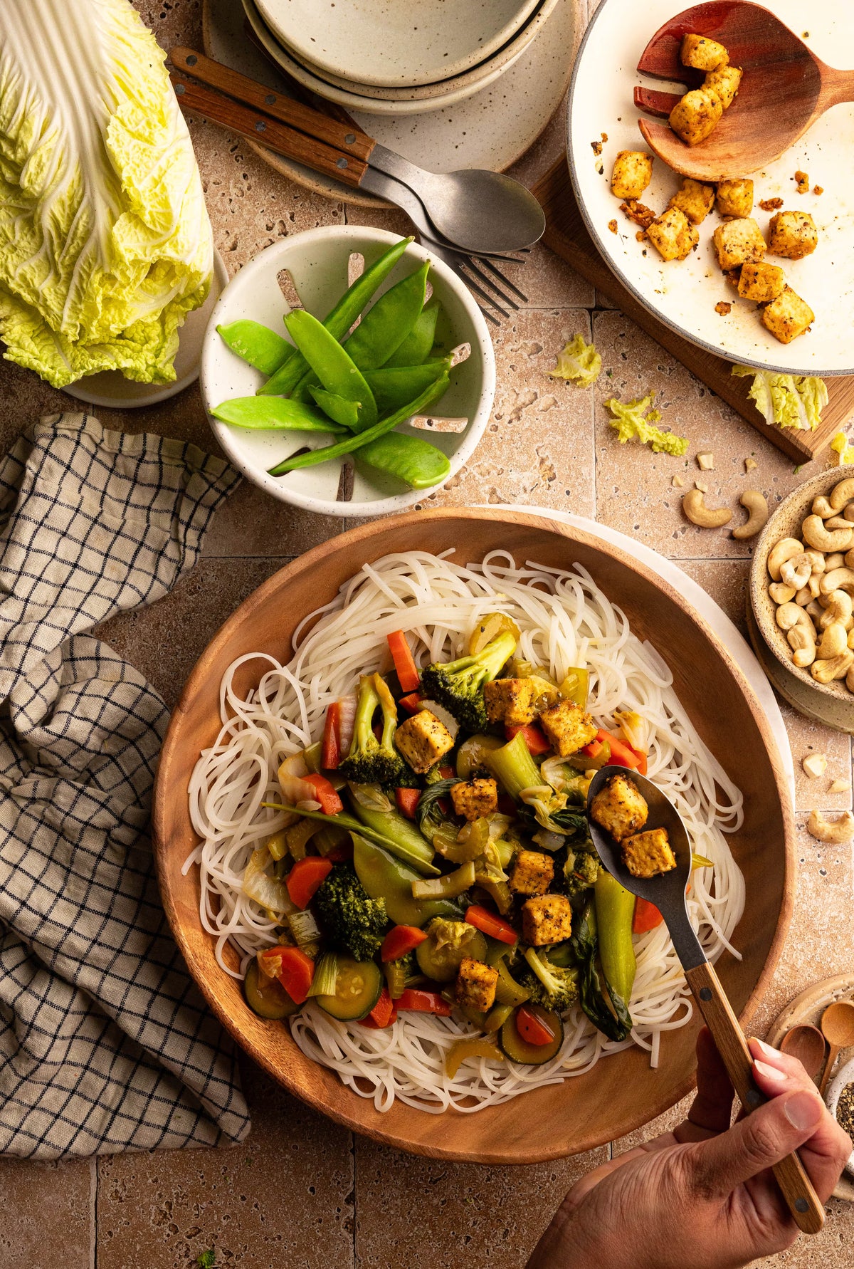 Salt & Pepper Tofu Stirfry