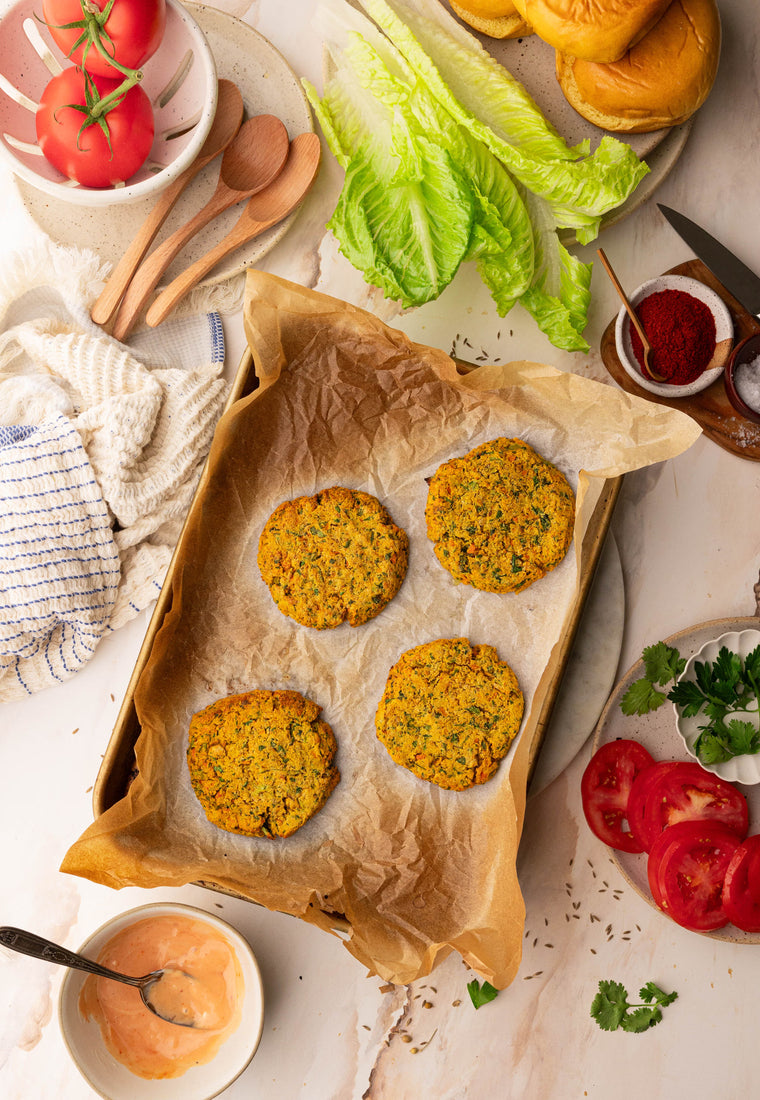 Chickpea (Dare I Say Falafel) Burgers