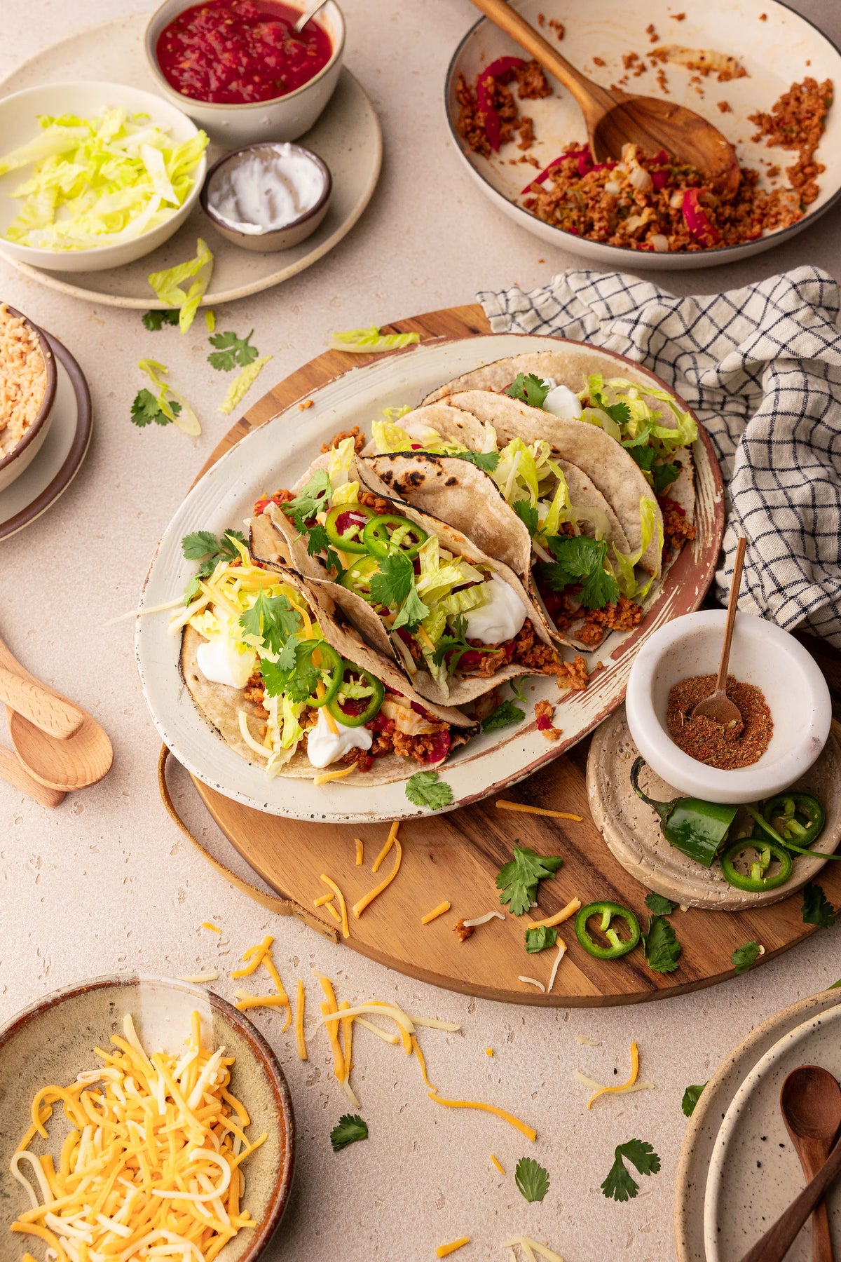 High Protein Vegan Tacos