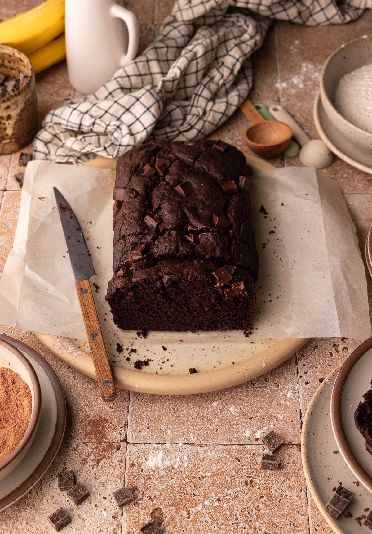 Double Chocolate Banana Bread