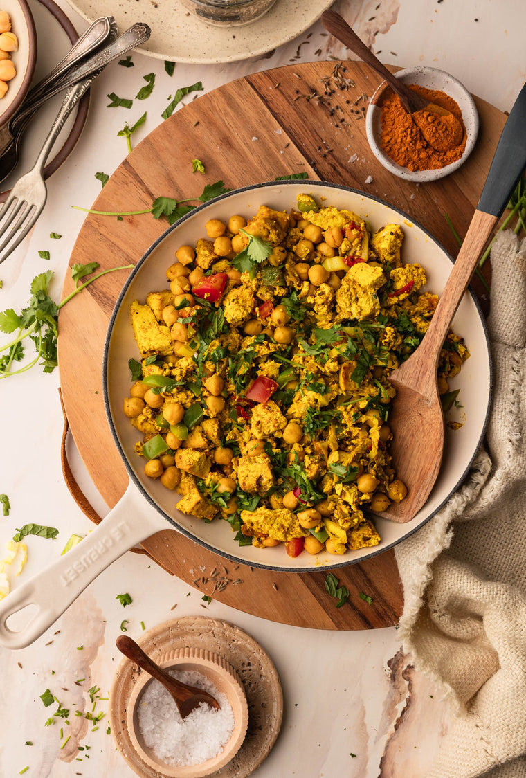 Masala-Spiced Tofu Scramble (Plant-Based & Protein Rich)
