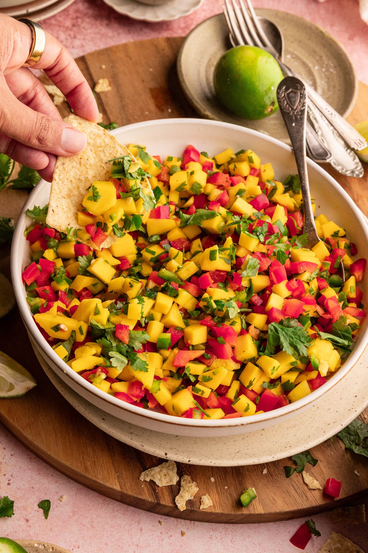Fiery Tropical Mango Salsa