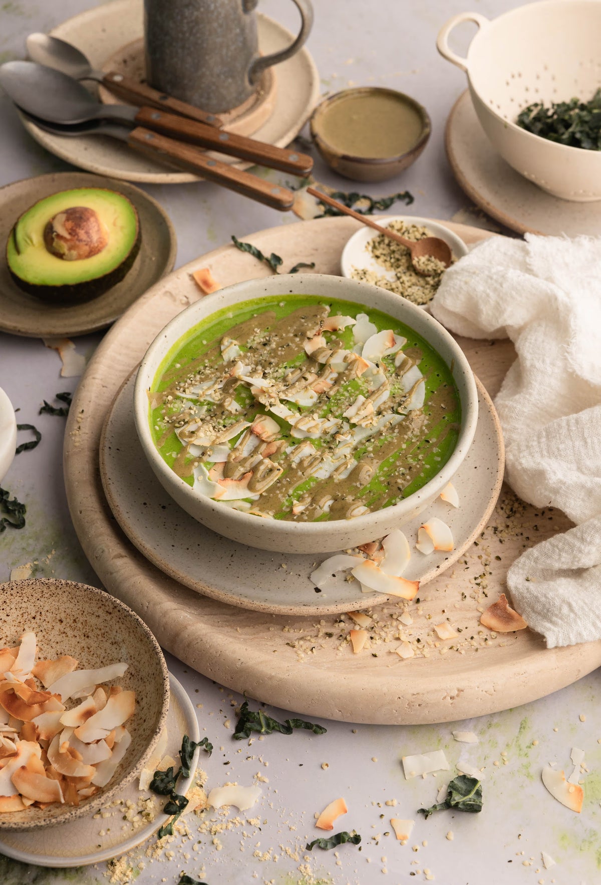 Glowing Skin Green Smoothie Bowl