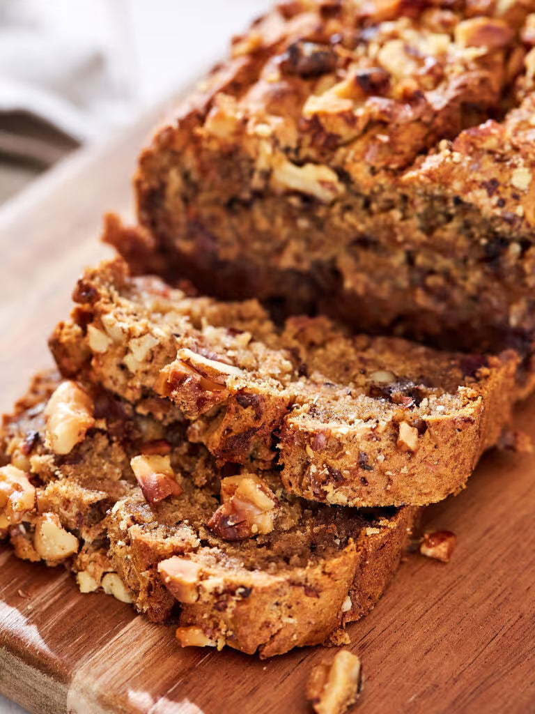 Gluten-Free Banana Bread with Chai Spice, Coconut & Dates