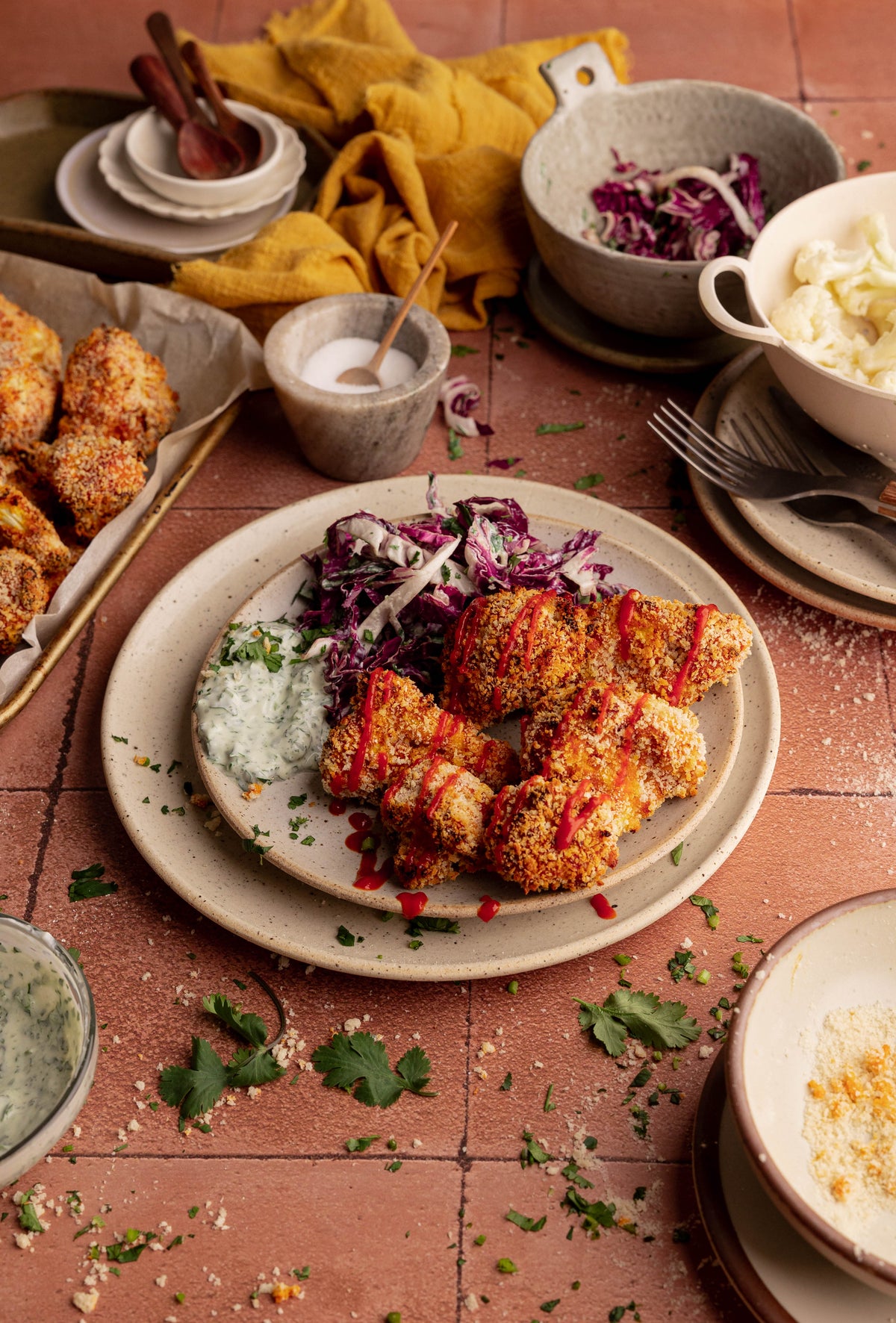Crispy Cauliflower Tikka Wings