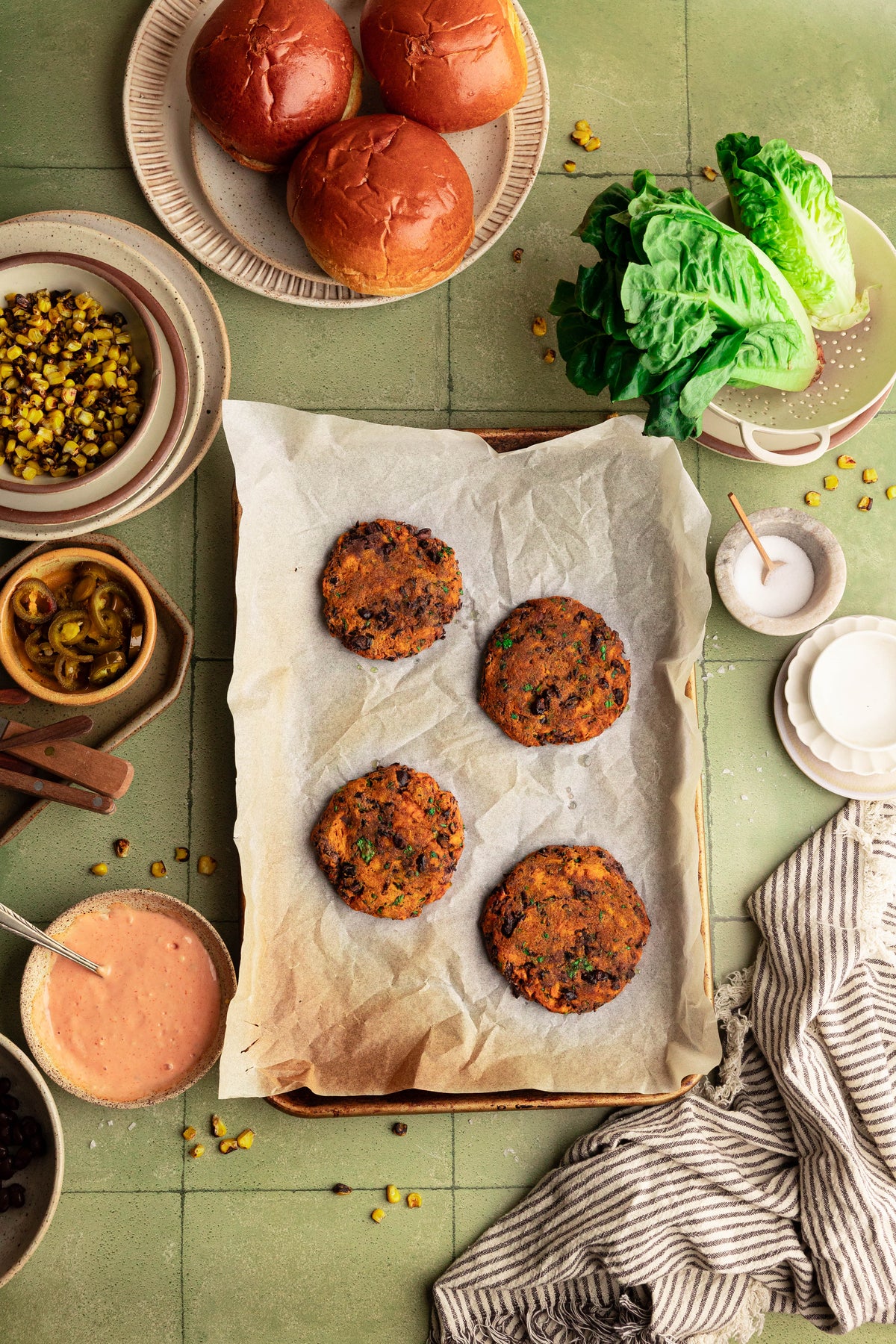 Mexican Black Bean Burger