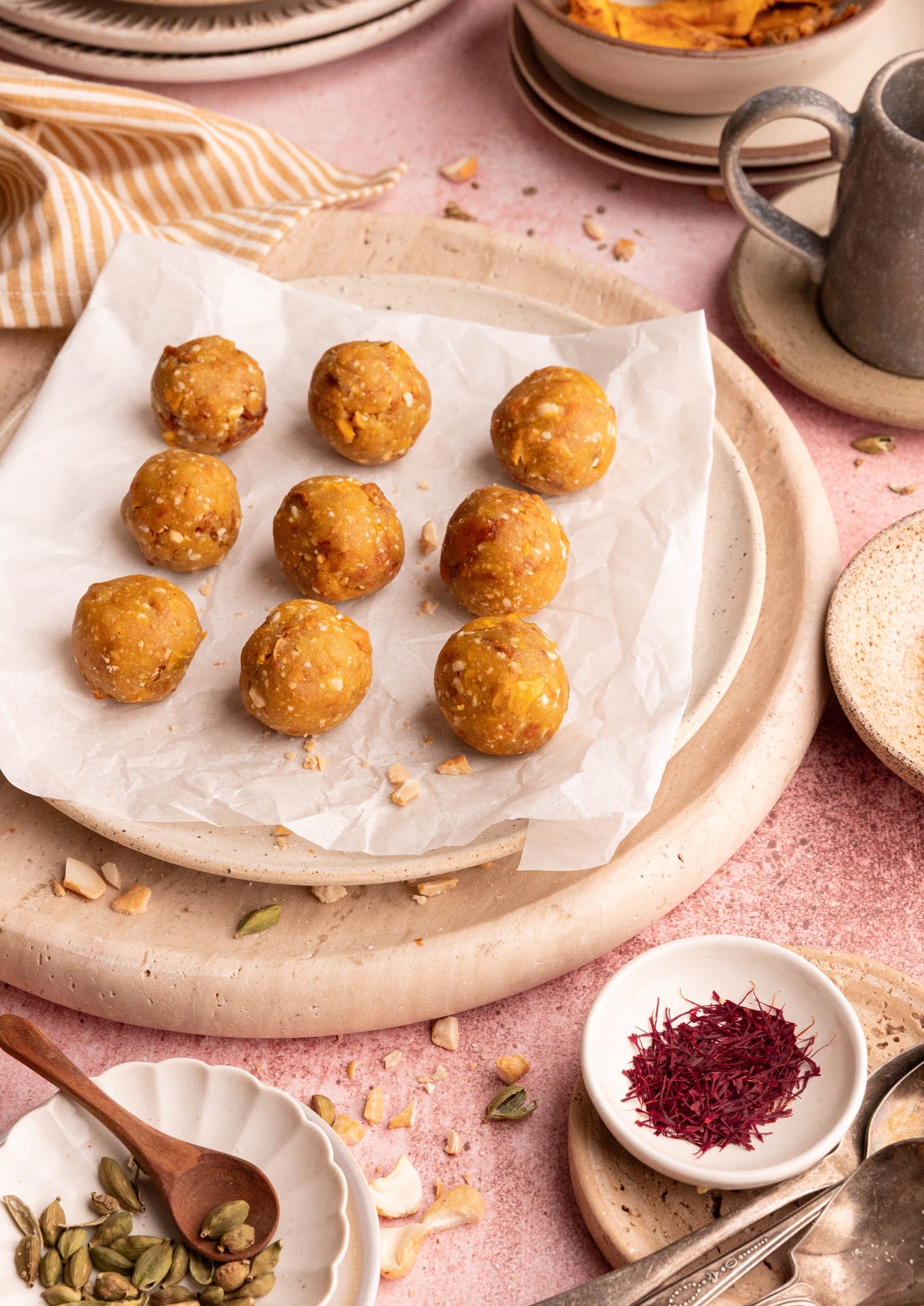 No-Bake Mango Lassi Bites