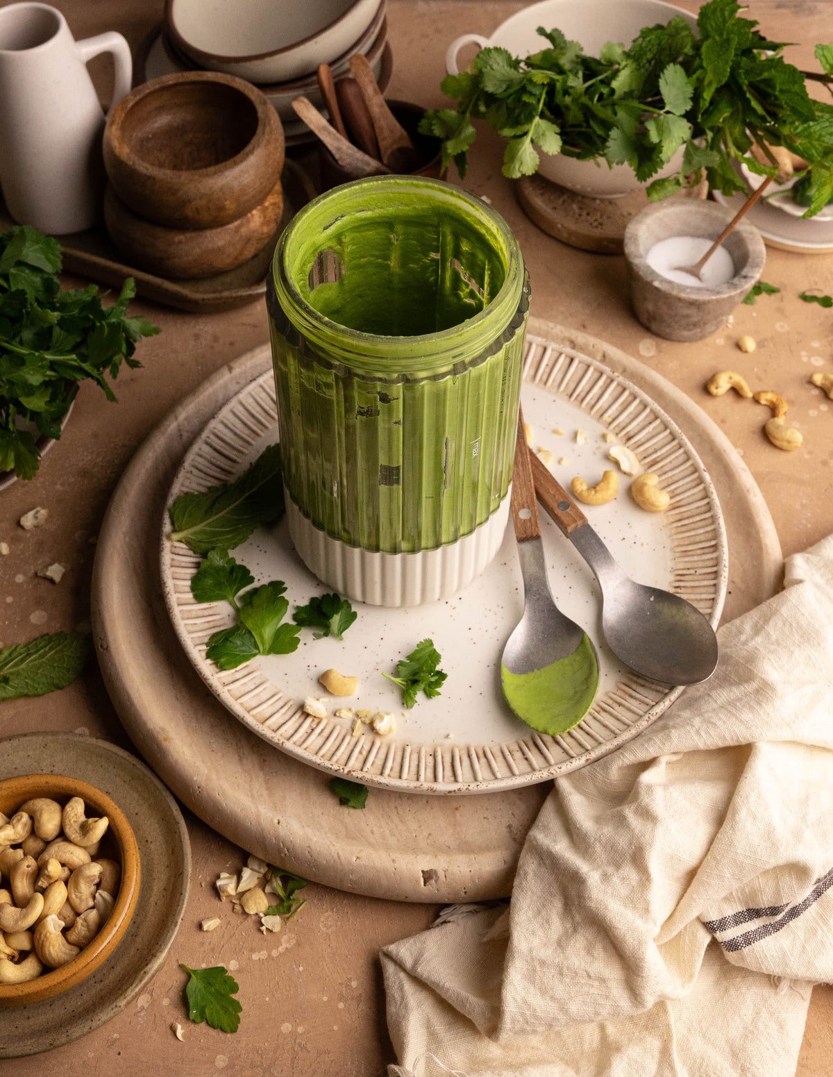 3-Herb Green Chutney