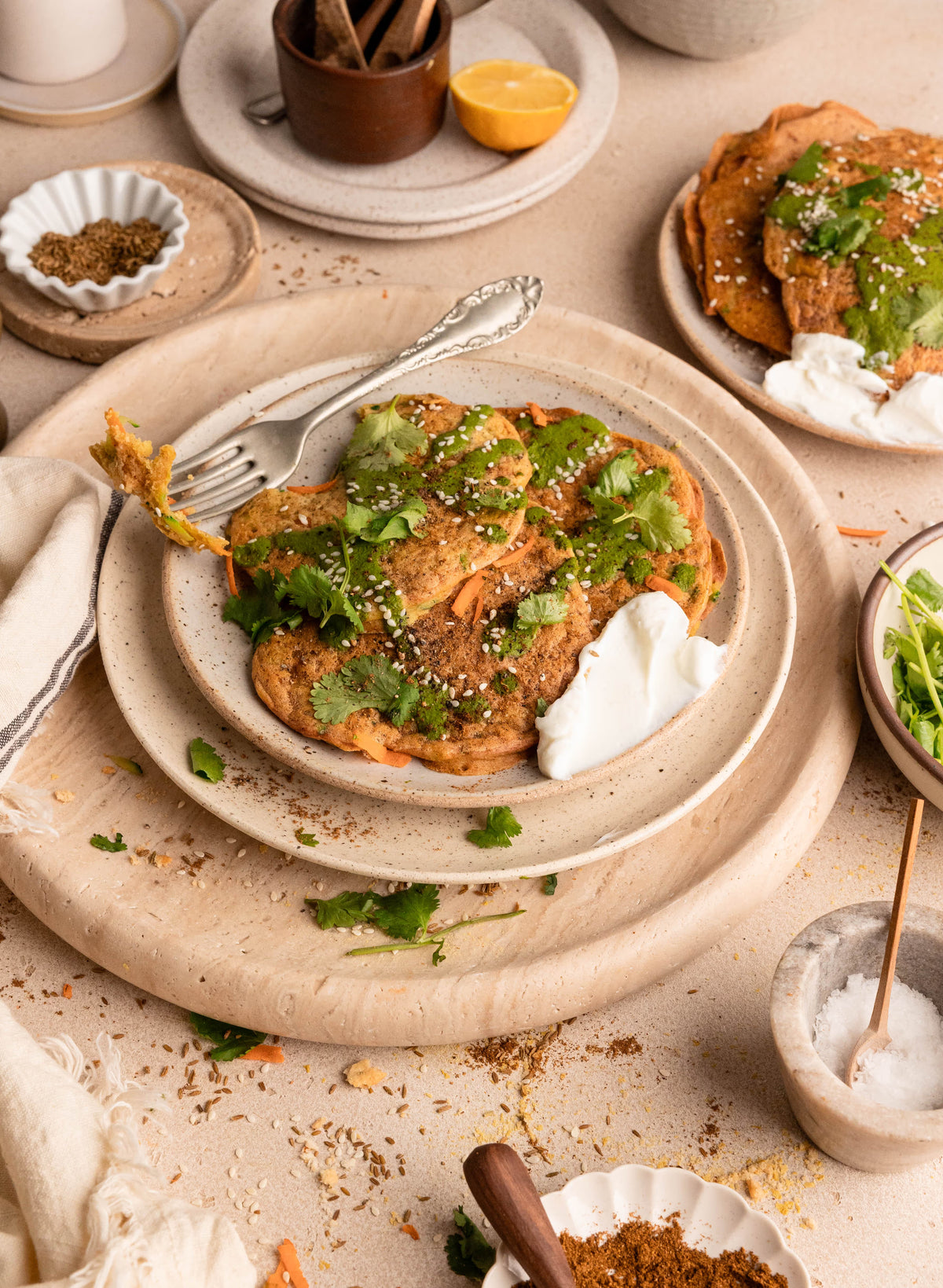 Savory Veggie Pancakes