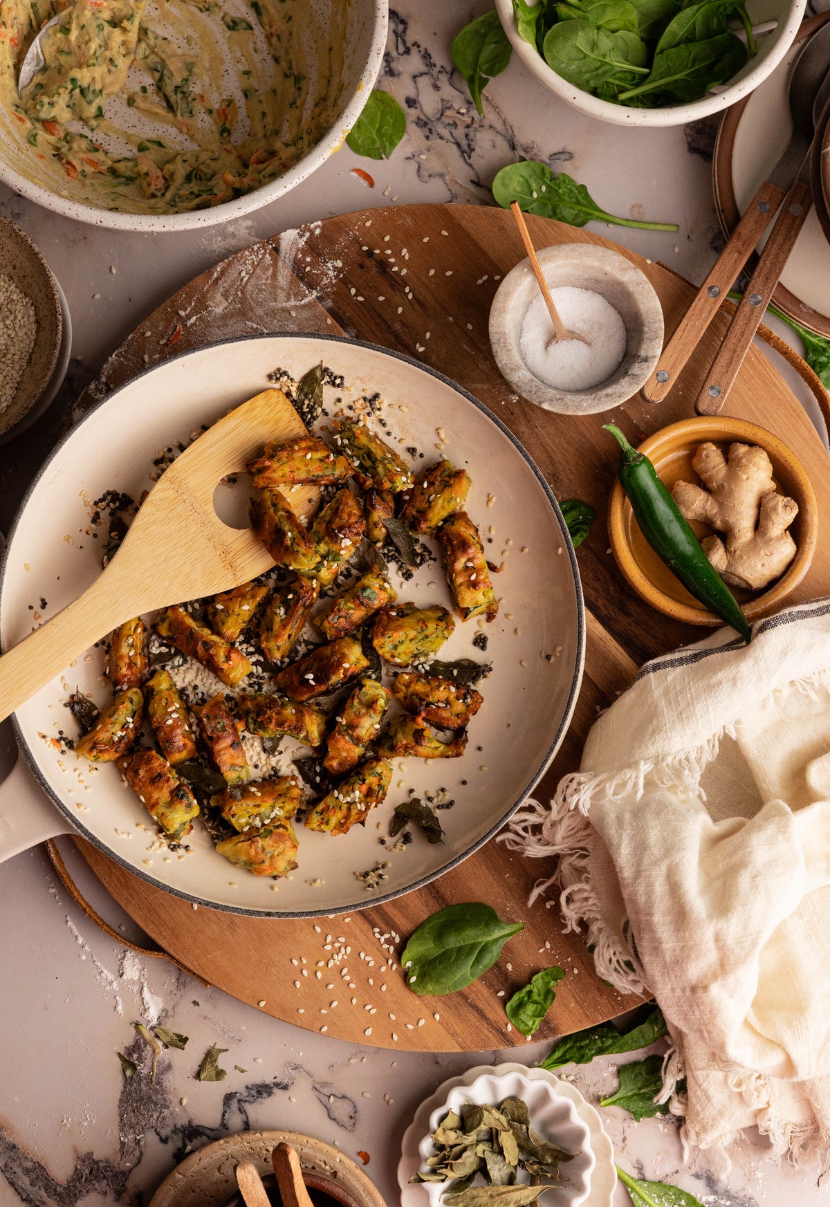 Spiced Veggie Filled Dumplings ‘Muthiya’