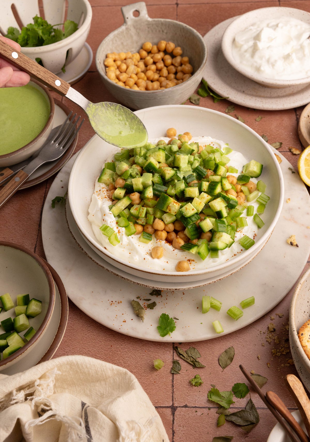 High Protein Chaat Yogurt Bowl