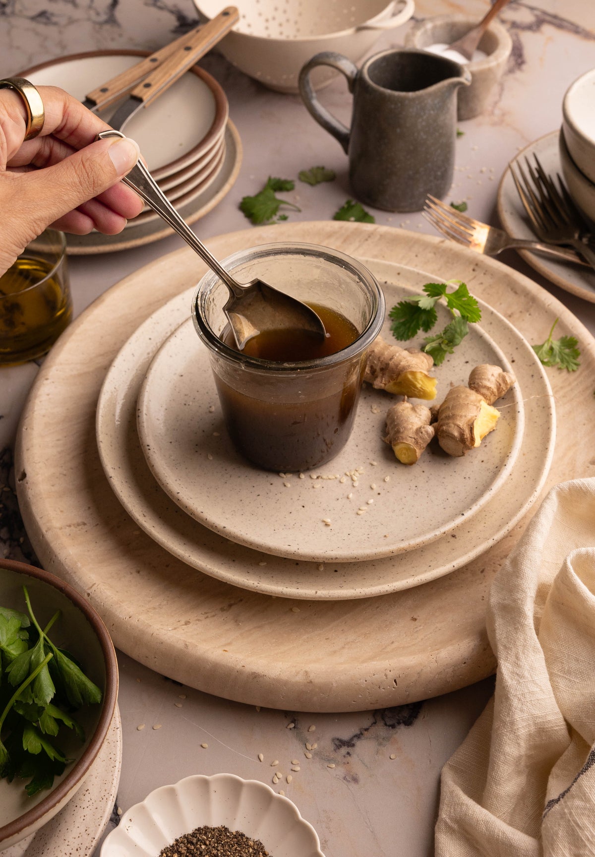 Sesame Miso Ginger Dressing