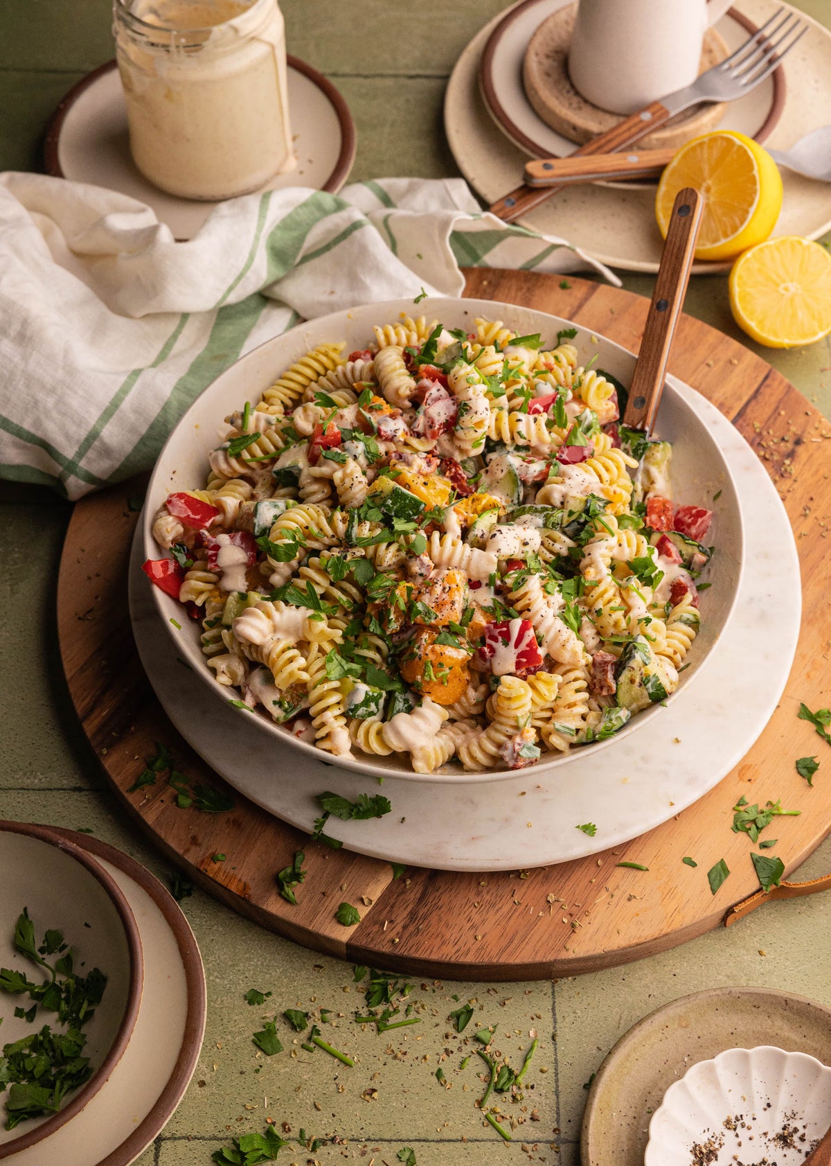 Chipotle Veggie Pasta Salad