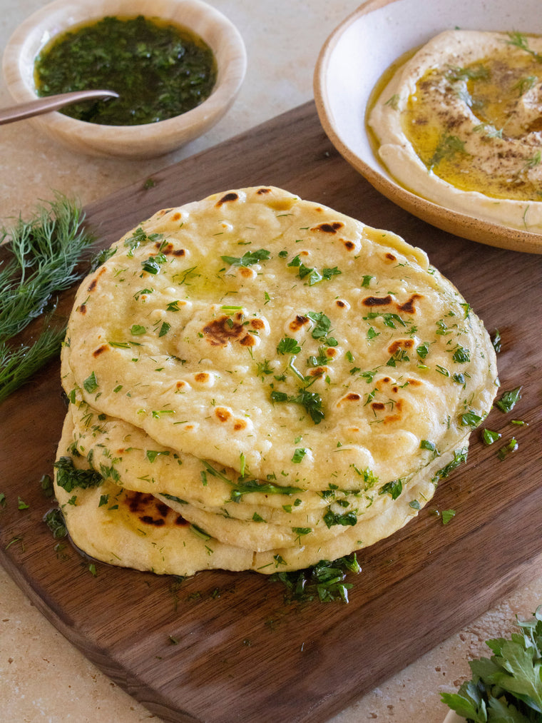 High-Protein Tofu Flatbreads / Wraps