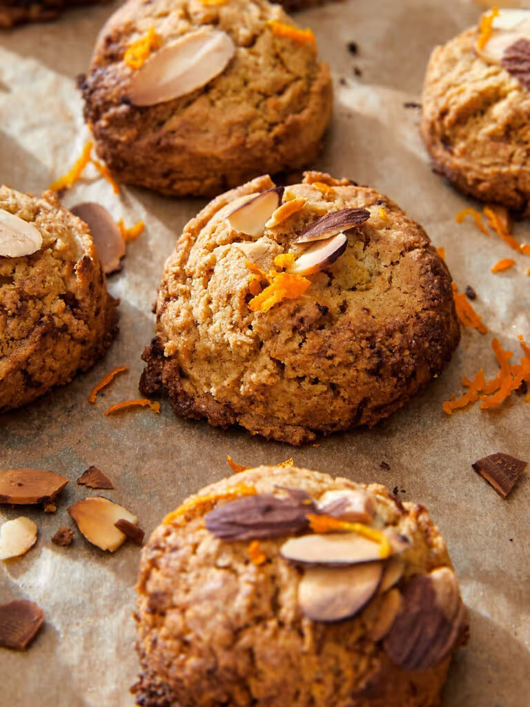 Cardamom and Orange Cookies (gluten free)