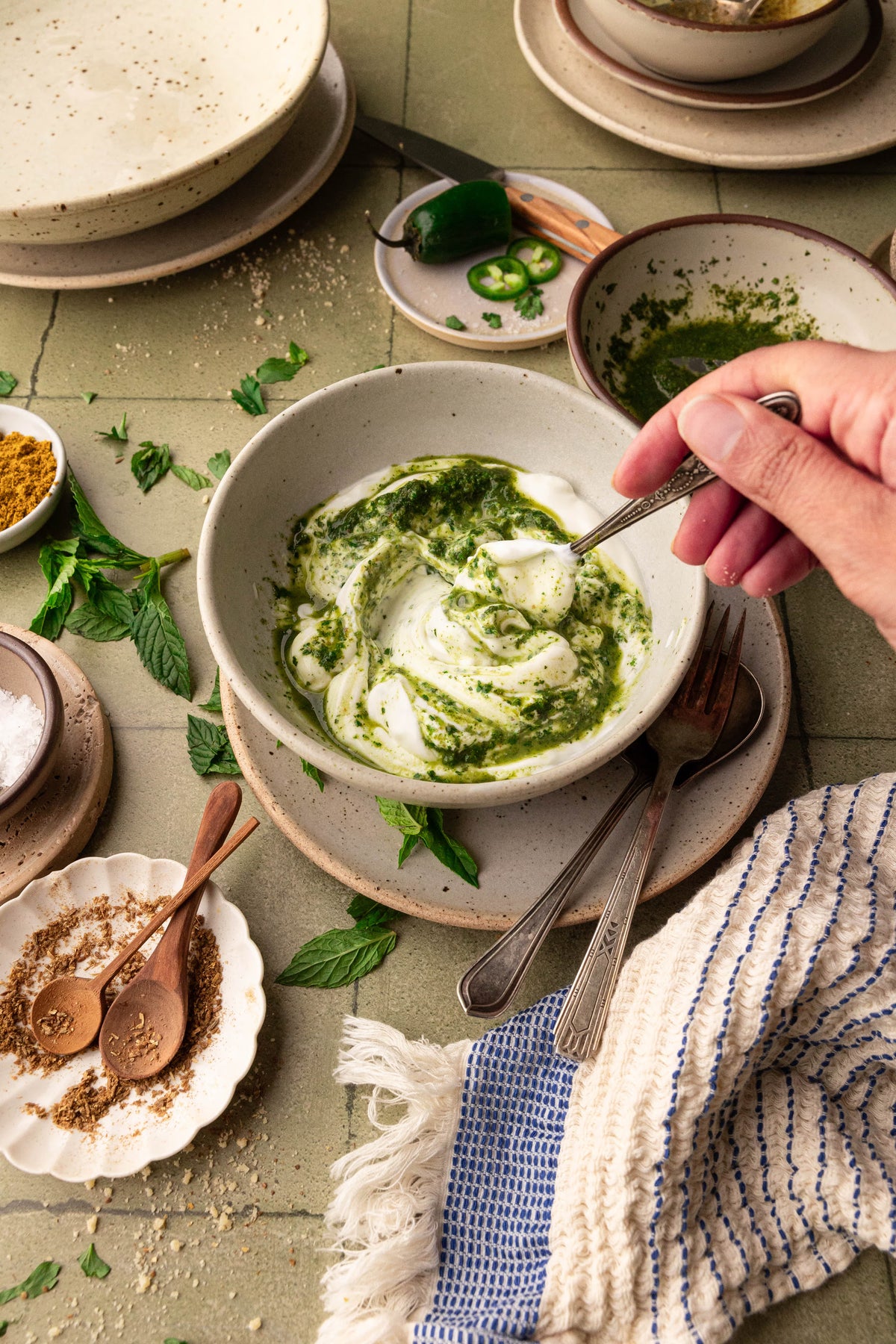 Yogurt Mint Sauce (Dairy Free)