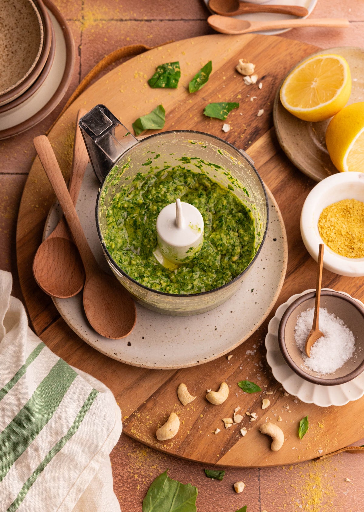 Easy Vegan Basil Pesto
